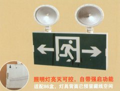 12WFAO防火塑料超窄边框照明标志灯2