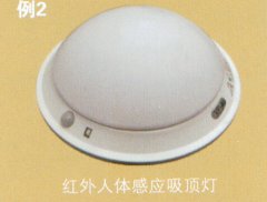 1210两种光源选择红外人体感应吸顶灯